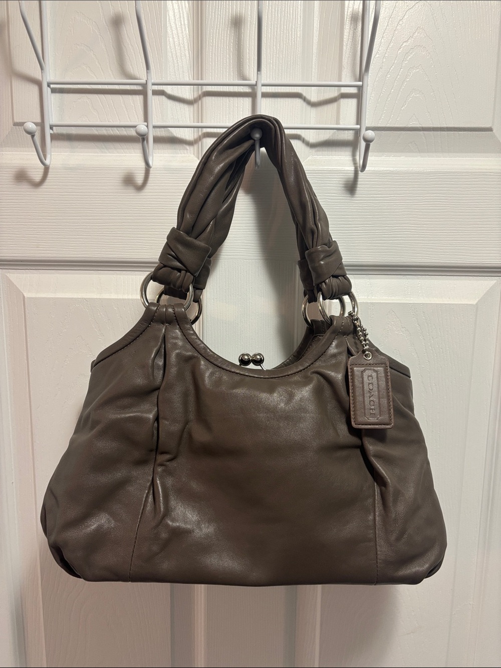 Coach Vintage Parker Kiss Lock Satchel
